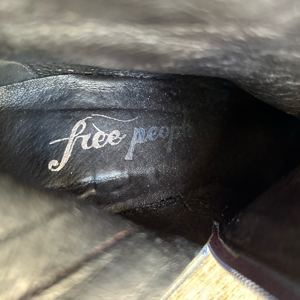 Free People Nolita Snakeskin Ankle Boots Women’s Size US 8 EU 38 - Picture 13 of 14